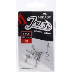 Accroche Leurre Mikado With A Clip For Hook Offset Jaws Spiral Snap