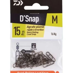 Agrafe Daiwa Plomb Rapide A Emerillon - Par 20