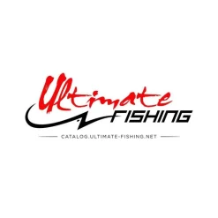 Autocollant Ultimate Fishing Med Contour Blanc
