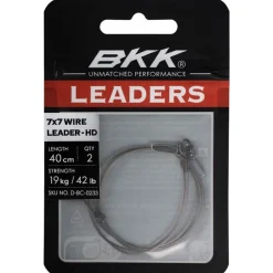 Bas De Ligne Acier Bkk 7X7 Wire Leader - Allround Duolock Snap