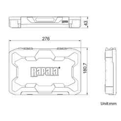 Boîte À Accessoires Rapala Tackle Tray 276 Open