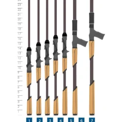 Canne Casting St Croix Mojo Bass Glass Trigon