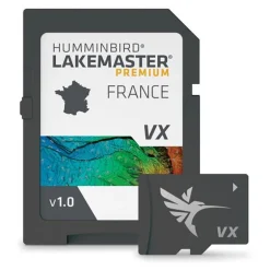 Carte Détaillée Humminbird Lakemaster V2 Premium Des Principaux Lacs Français