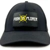 Casquette Homme À Scratch Fishxplorer Trucker Hydrofuge + Uv Résistant - Noir