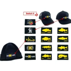 Casquette Homme À Scratch Fishxplorer Trucker Hydrofuge + Uv Résistant - Noir