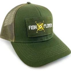 Casquette Homme À Scratch Fishxplorer Trucker - Vert