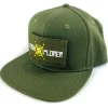 Casquette Homme À Scratch Fishxplorer Snapback - Vert