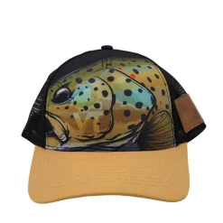 Casquette Homme Vt Fishing The Salmo Brown