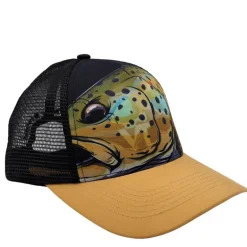 Casquette Homme Vt Fishing The Salmo Brown