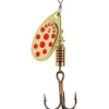 Cuiller Tournante Mepps Aglia Or Points Rouges