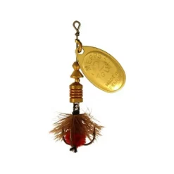 Cuiller Tournante Mepps Aglia Or Mouche Rouge