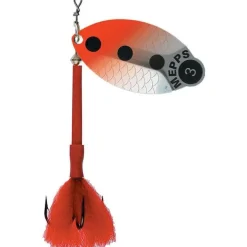 Cuiller Tournante Mepps Lusox Fluo Argent Rouge