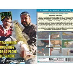 Dvd - Techniques Modernes De La Peche Du Sandre Avec Laurent Jauffret Et Marc Dupuy