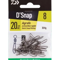 Emerillon Agrafe Daiwa Rapide - Par 20