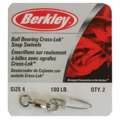 Emerillon Berkley Mc Mahon Ball Bearing Swivels Nickel - Pack