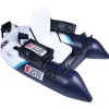 Float Tube Seven Bass Brigad Navy-White