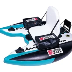 Float Tube Seven Bass Flatform Junior Seafoam-Black