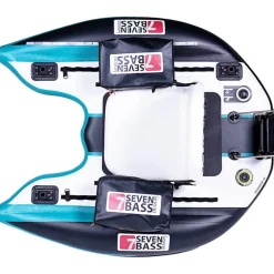 Float Tube Seven Bass Flatform Junior Seafoam-Black