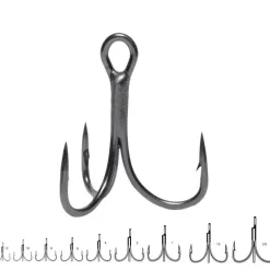 Hamecon Triple Carnassier Vmc Inline 2X Renforce 7554 - Etain Brillant - Par 5