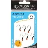 Hameçon Explorer Tackle Assist Truite Avec Ardillon - Par 6