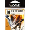 Hameçon Simple Sasame Inline Edge Barbless Black Nickel