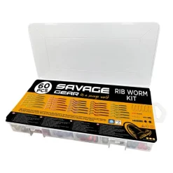 Kit Leurre Souple Armé Savage Gear Rib Worm Kit