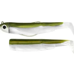 Kit Leurre Souple Arme Fiiish Combo Black Minnow 90 + Tete Plombee Shore