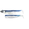 Kit Leurre Souple Arme Fiiish Combo Black Minnow 140 + Tete Plombee Off Shore