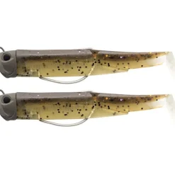 Kit Leurre Souple Arme Fiiish Double Combo Black Minnow 90 + Tete Plombee Pug