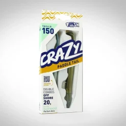 Kit Leurre Souple Arme Fiiish Double Combo Crazy Paddle Tail 150 + Tête Plombée Off Shore