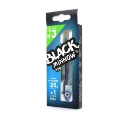 Kit Leurre Souple Arme Fiiish Combo Black Minnow 120 + Tete Plombee Off Shore
