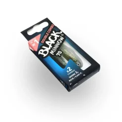 Kit Leurre Souple Arme Fiiish Double Combo Black Minnow 70 + Tete Plombee Shore