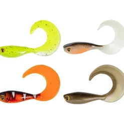 Kit Leurres Souples Fox Rage Micro Grub Tail Uv Mixed Colour