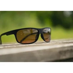 Lunettes Polarisantes Fox Rage Matt Black Wrap Brown Lens Eyewear