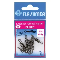 Émerillon Flashmer Rolling A Agrafe Peggy