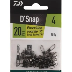 Émérillon Agrafe Daiwa Snap Swivel R