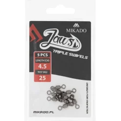 Émérillon Mikado Jaws Triple Swivels