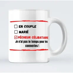 Mug En Couple, Marié Ou Pêcheur Célibataire