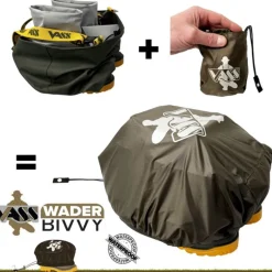 Protection Waders Vass Bivvy Kaki Green