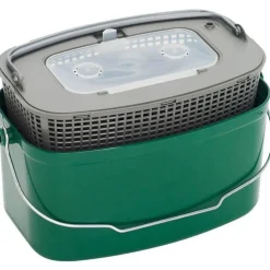 Seau A Vifs Plastilys 7L Neo Vert Fonce + Panier Vivier