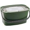 Seau A Vifs Plastilys 7L Vert Fonce + Panier Vivier