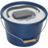 Seau A Vifs Plastilys Rond Bleu + Panier Vivier + Aerateur Integre