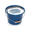 Seau A Vifs Plastilys Rond Bleu + Panier Vivier