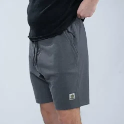 Short Homme Nash Make It Happen Badge - Gris