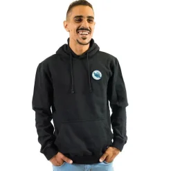 Sweat À Capuche Pêche Personnalisable Sur Vos Traces - Noir