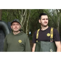 Sweat À Capuche Pêche Personnalisable Sur Vos Traces - Noir