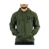 Sweat À Capuche Pêche Personnalisable Sur Vos Traces - Kaki
