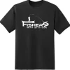Tee Shirt Manches Courtes Homme Fishxplorer Fisher With Attitude - Noir