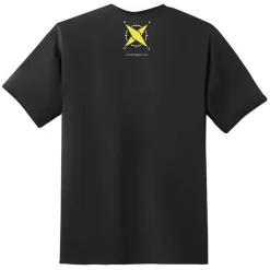 Tee Shirt Manches Courtes Homme Fishxplorer Fisher With Attitude - Noir