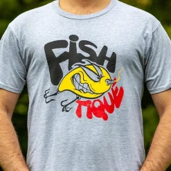 Tee Shirt Manches Courtes Homme Fishxplorer Fishtique - Gris